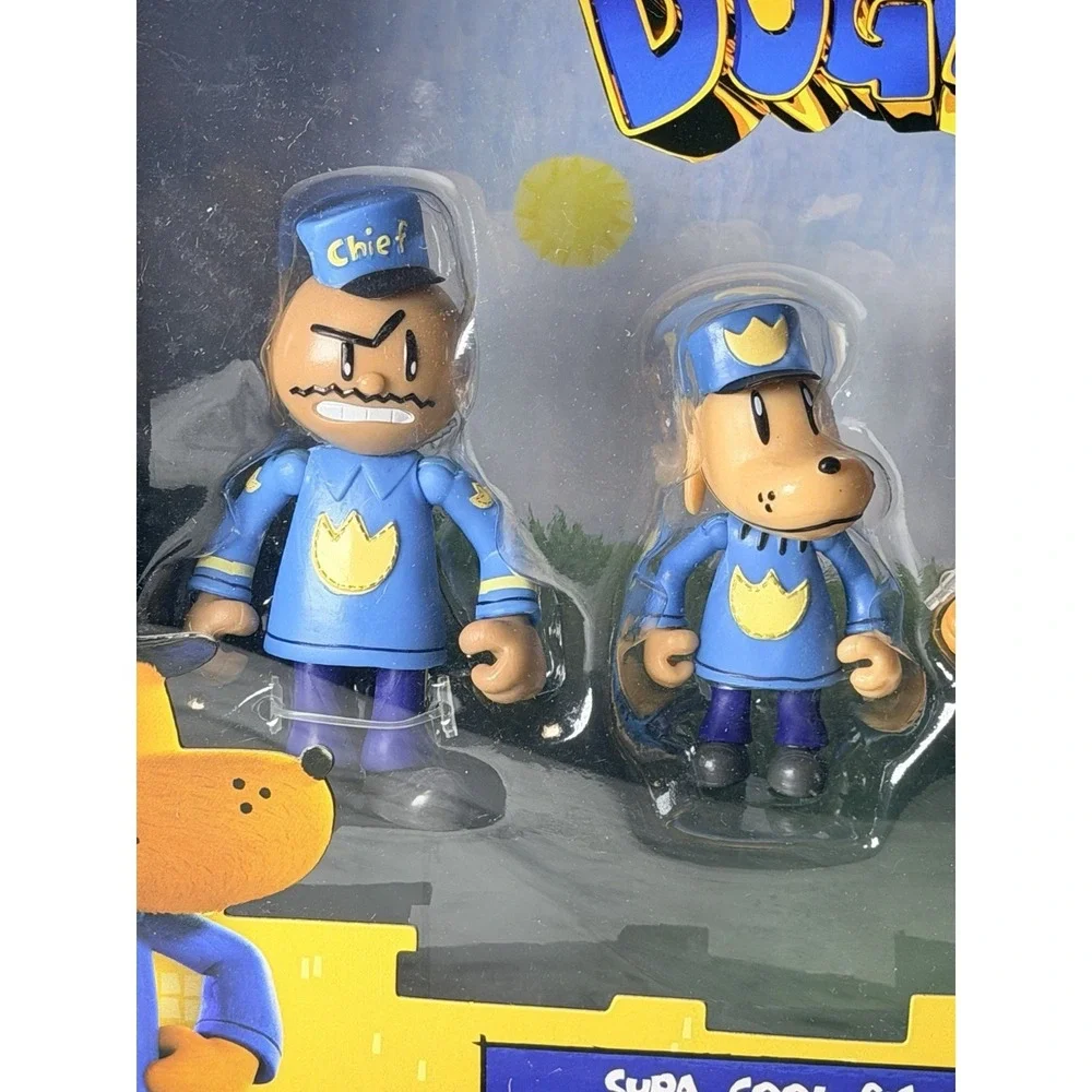 Sealed Dog Man SUPA COOL FIGURE PACK Set of 5 Lil Petey Chief Flippy Jakks(3035)